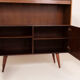 Scandinavian library enfilade in blond rosewood - 1960