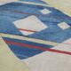 Tapis Bauhaus noué à la main, années 1970