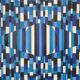 Blue lines HST oil on canvas signed Francis Bobin 2023