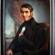 Biedermeier Portrait d'un gentilhomme