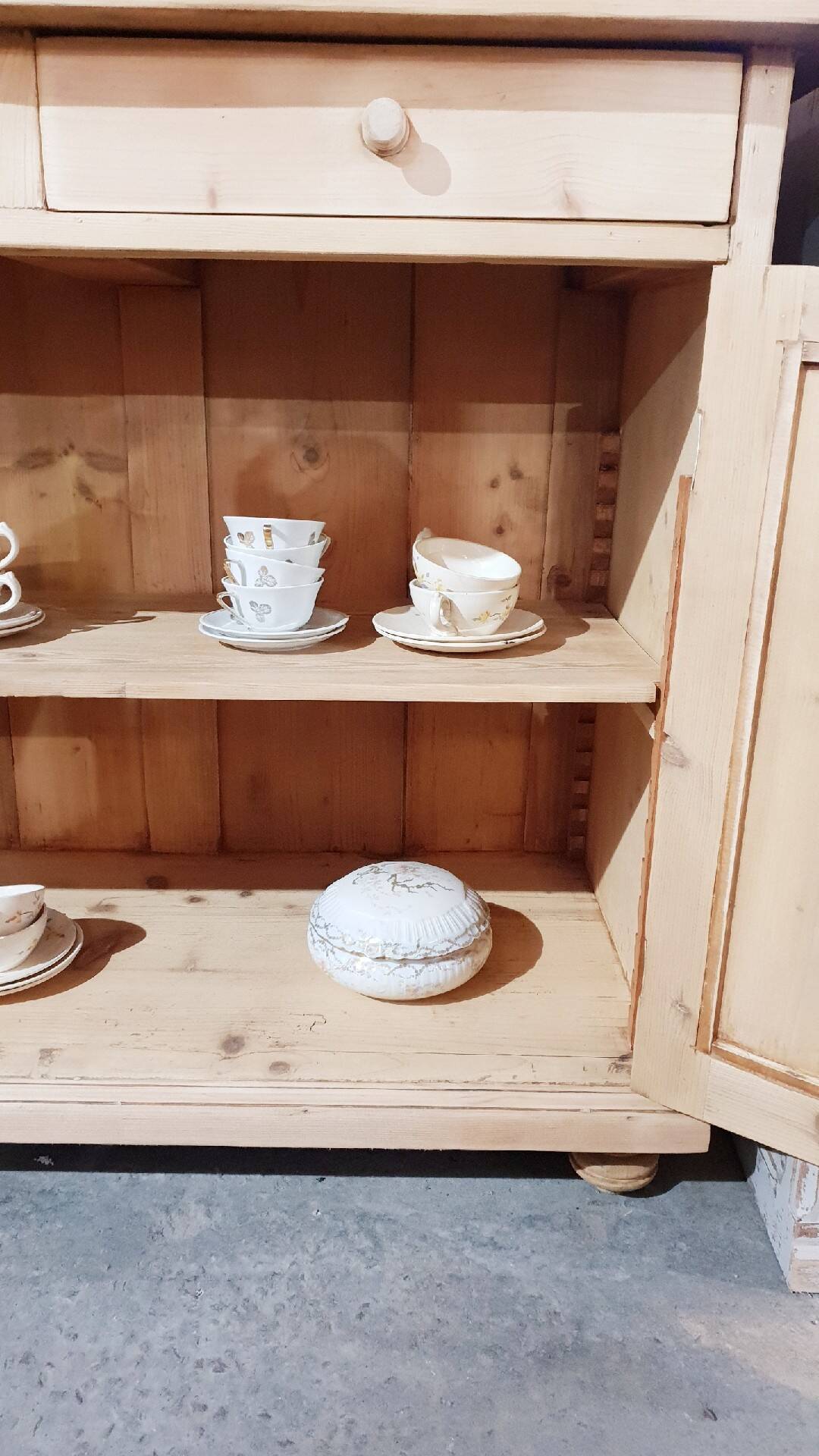 Old sideboard in two parts