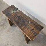 Bench / raw wood workshop stool