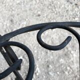 Wrought iron plant holder