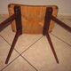 Tabouret vintage paille 1960