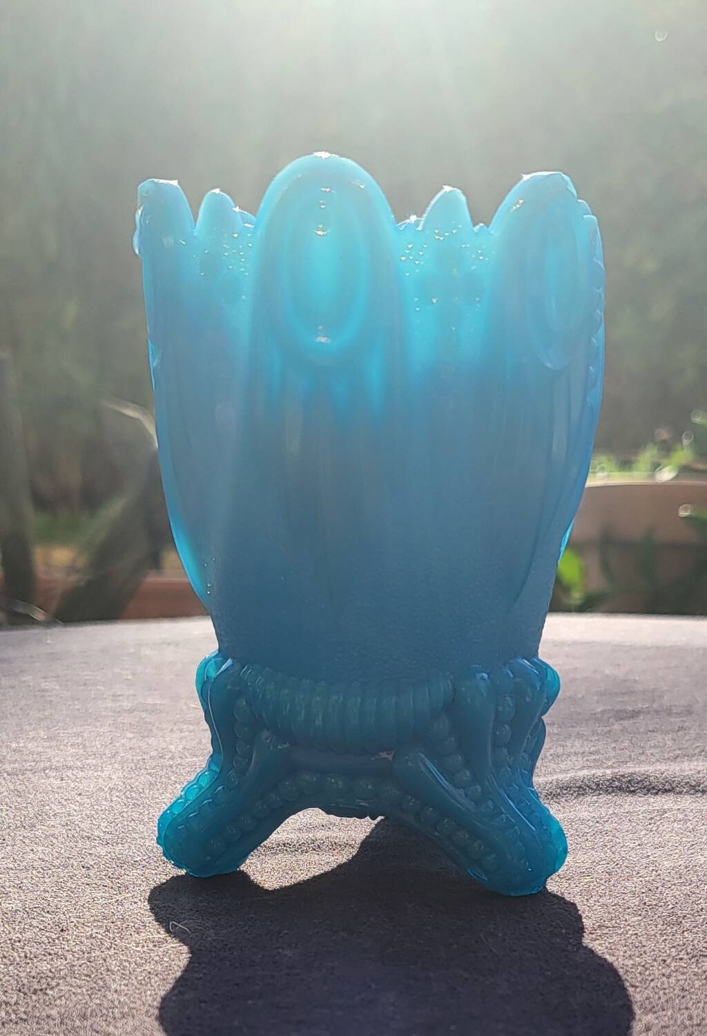 Pyrogenic cigar holder in opaline Vannes le Chatel