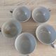 1 lot de 5 Tasses vintage en grès vernissé