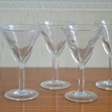 Lot de 4 verres anciens