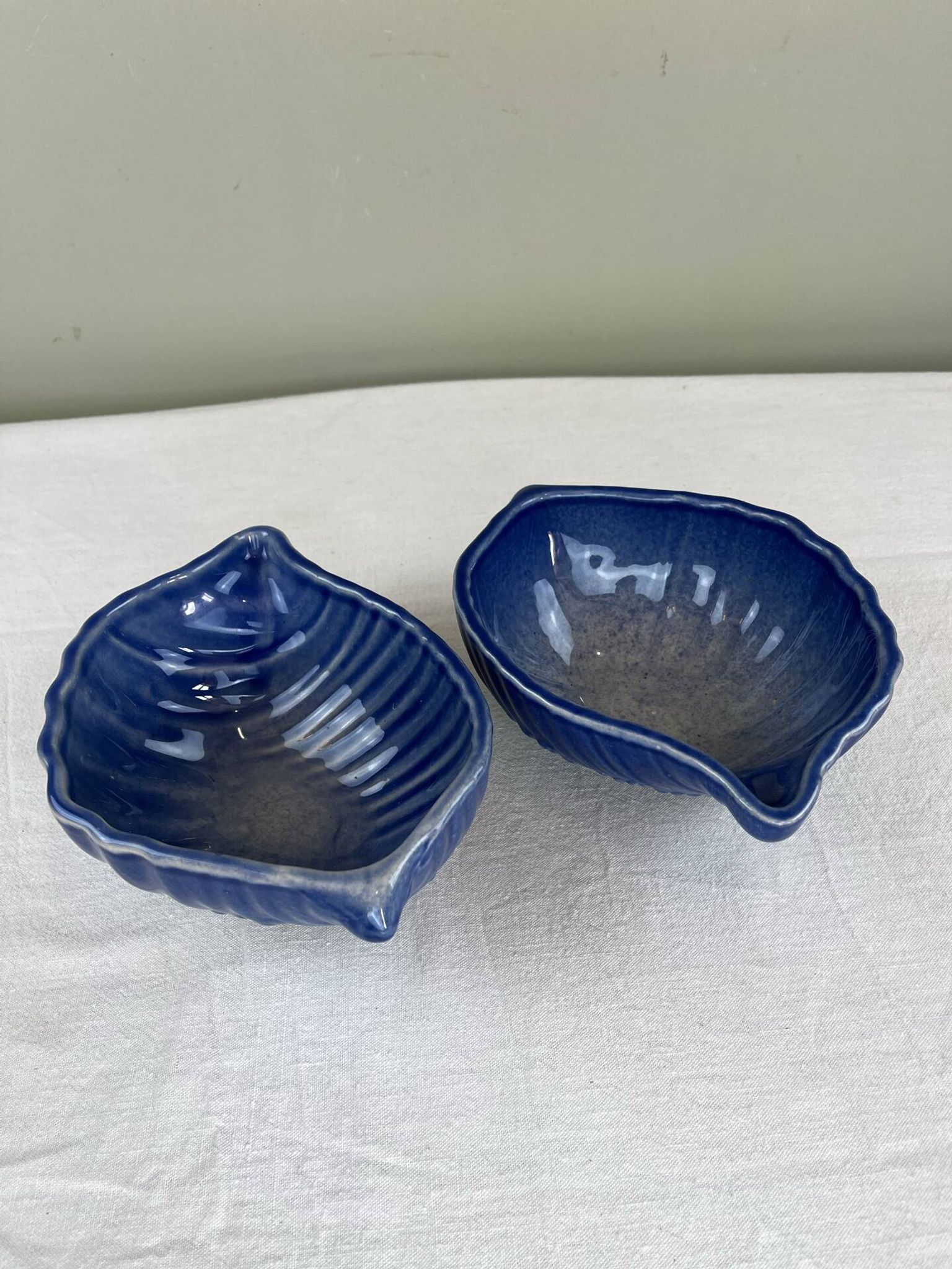 Duo de coupelles coquillages