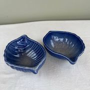 Duo de coupelles coquillages