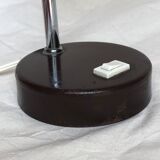 Chocolate brown desk lamp, 1960s