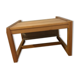 Coffee table pine magazine holder