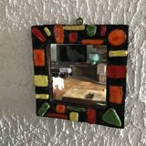 Vintage ceramic mirror