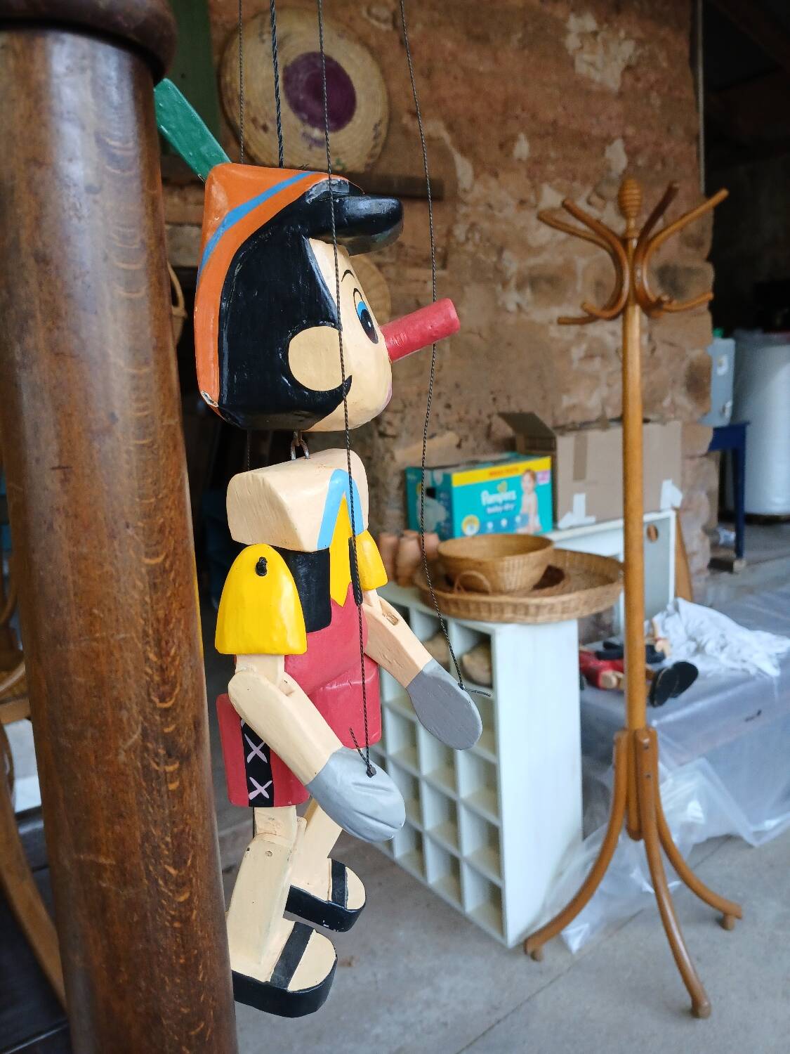 Marionnette en bois Pinocchio