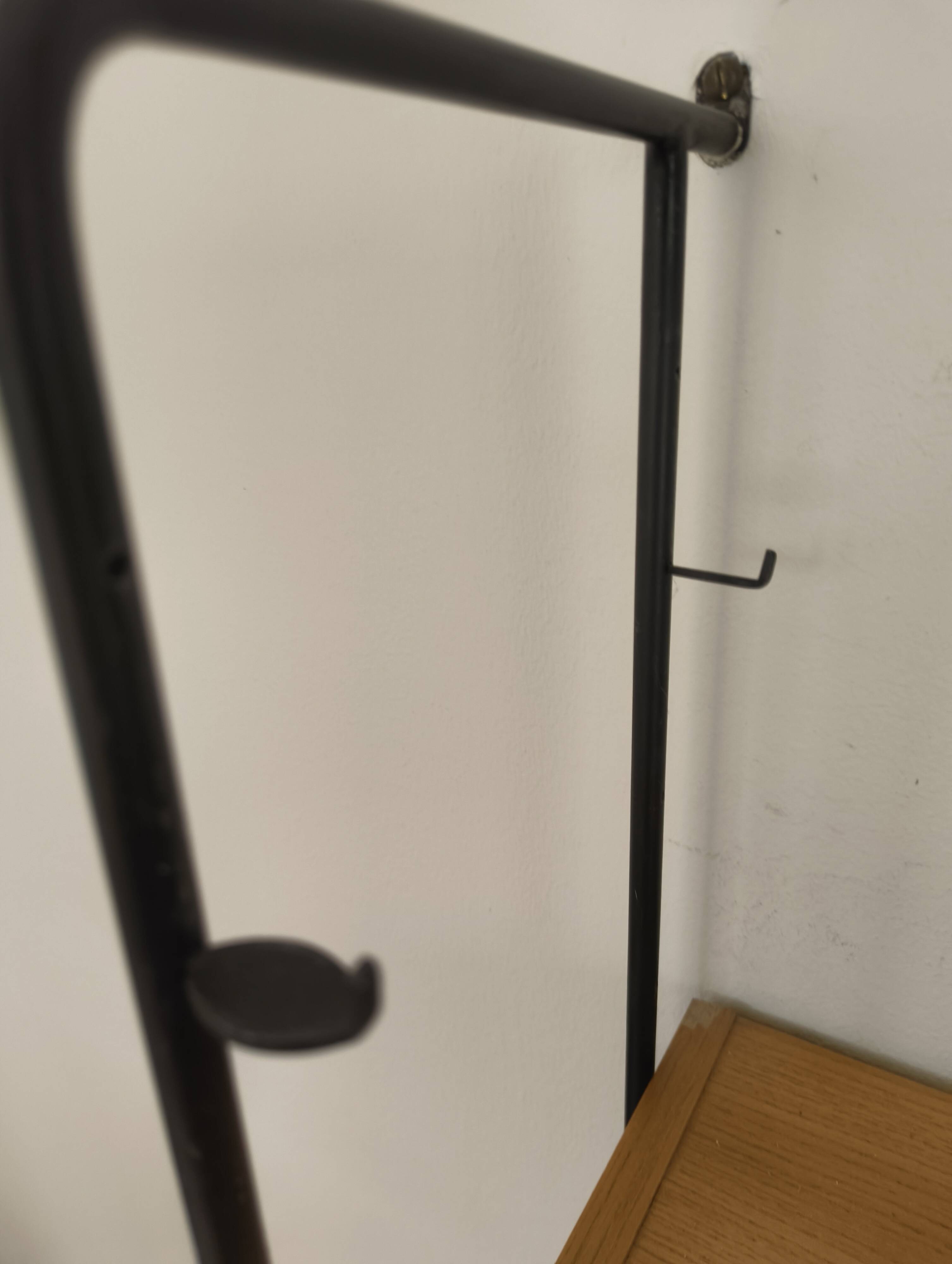 wall shelf unit secretary desk by Ernst Dieter Hilker for Omnia, 60s