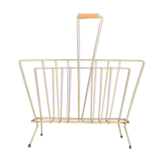 Vintage magazine holders 50 60 brass