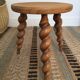 Tabouret tripode bois