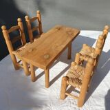 Lot 8 miniature vintage toys tables and seats