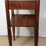 Art Deco pair of nightstands in walnut – 1940s