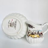 Cafetière faïence anglaise et son pot à lait
