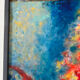 Abstract - The Samurai, oil on wood panel signed 1989