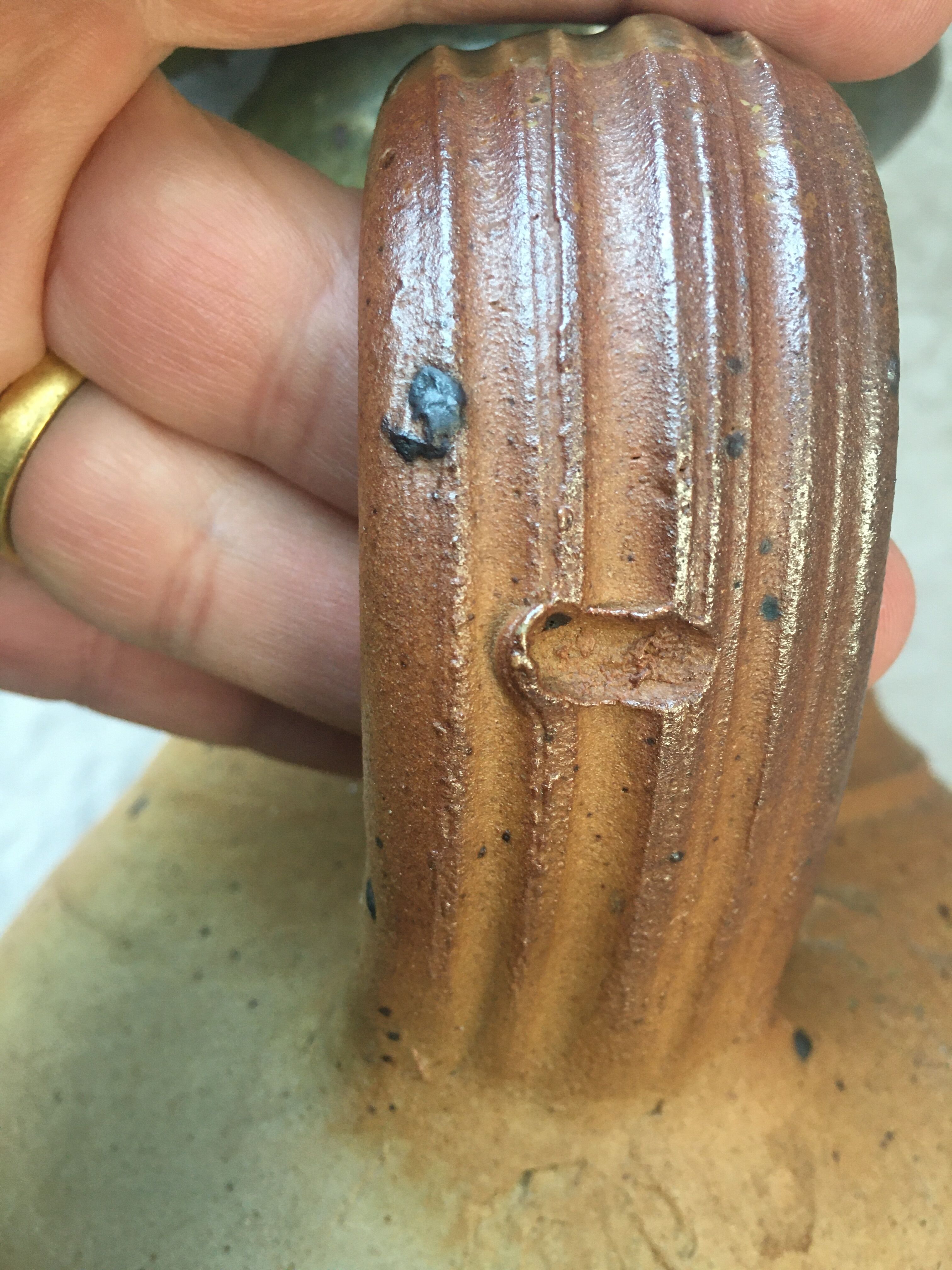 Stoneware pitcher Pierre Digan La Borne 60'S