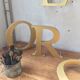 Letter signs vintage gold old