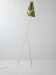 Vintage tripod floor lamp in white metal