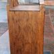 Small bar cabinet, carved wood, Alpine folk art