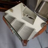 Art Deco mirrored bedside table