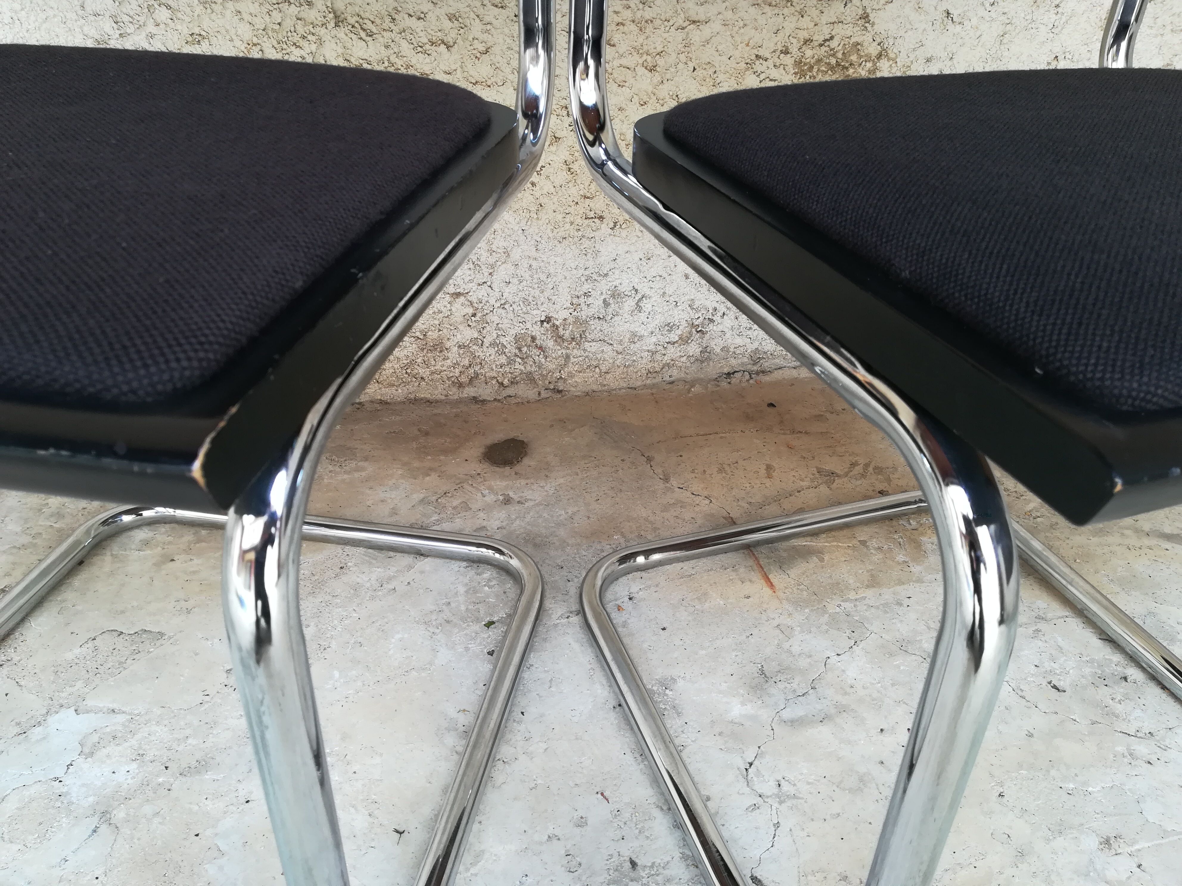 Cesca b32 chairs by Marcel Breuer