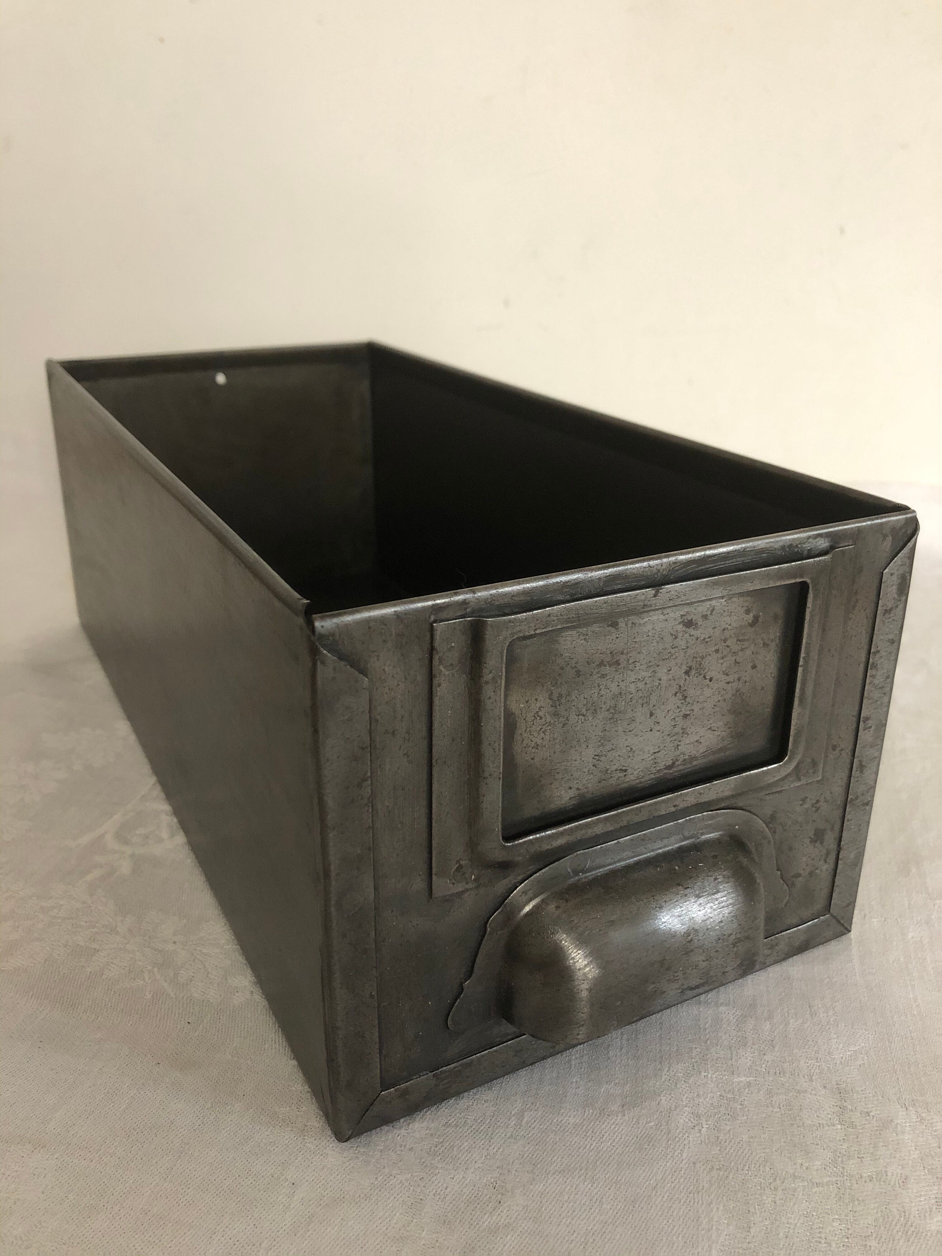 Pair of industrial drawers, workshop lockers