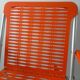 Vintage orange foldable garden armchair Kurz Design (3 armchairs available)