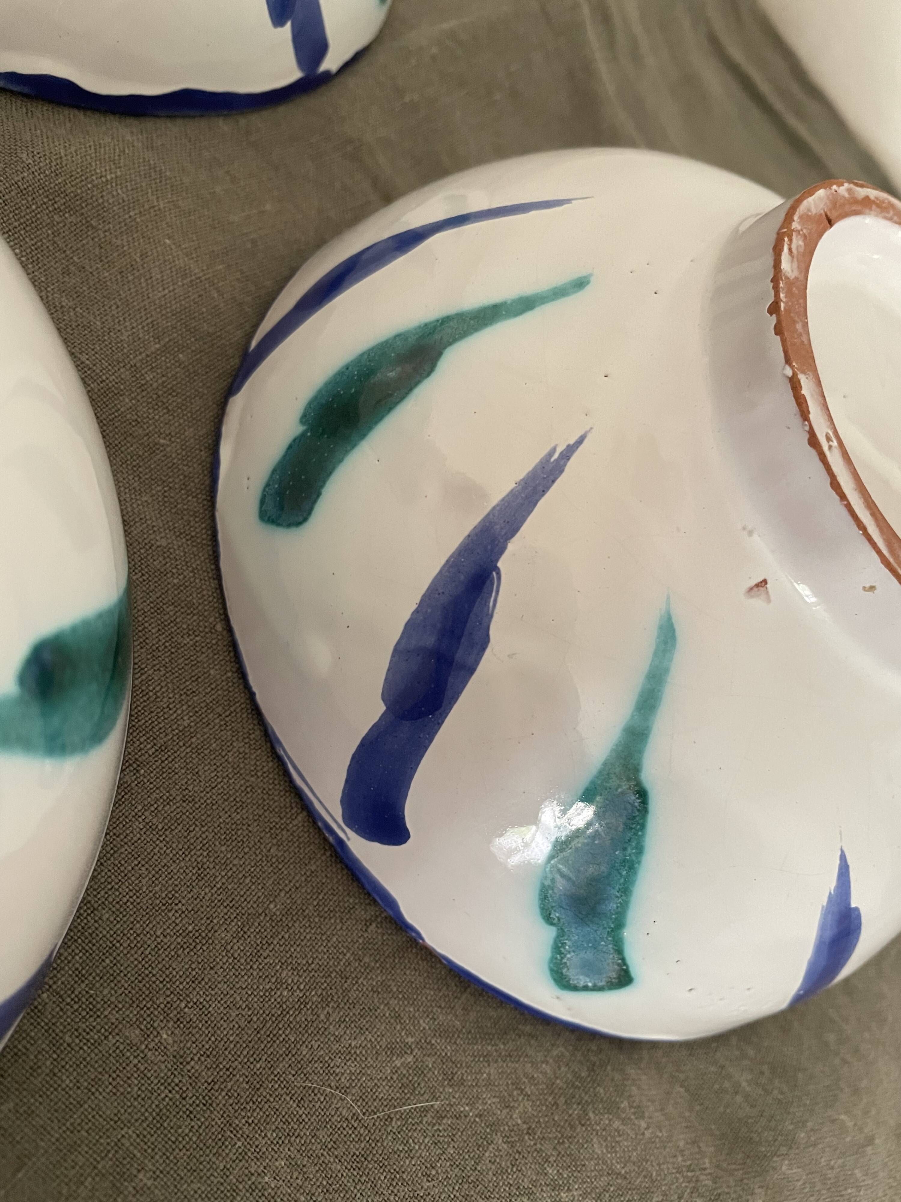 Fajalauza glazed terracotta bowls