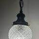 Brass pineapple pendant light