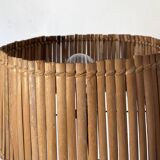 Rattan lamp from the 60s, H 46 cm