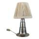 1930s Art Deco lamp in chrome with recycled cotton shade