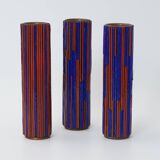 Pottery Mosaic Vases by W. Zimmermann for Ritter set of 3