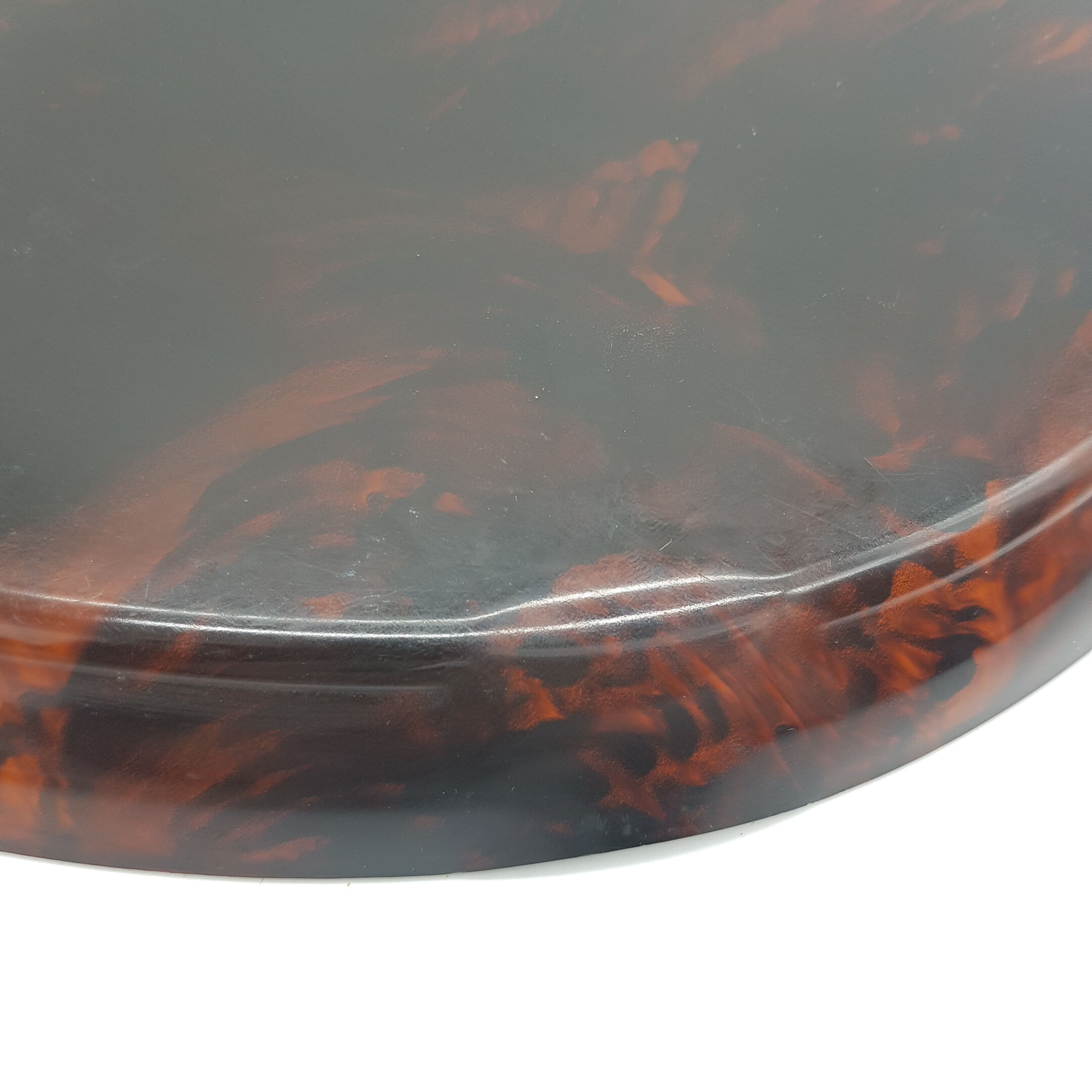 Vintage turtle shell serving tray