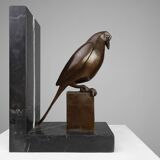 Faucon crécerelle en bronze par François Pompon, France vers 1930