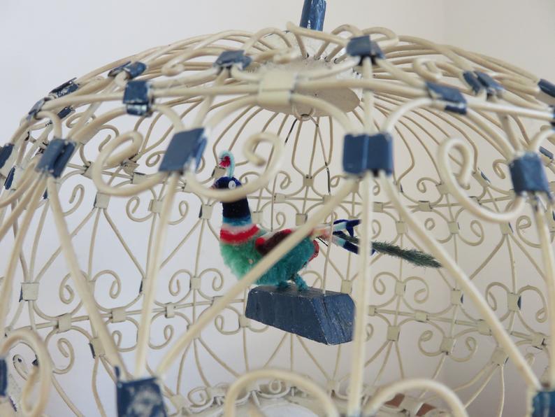 Lamp "bird cage" from the 50s and 60s