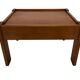 Vintage set of 3 side tables nesting pine wood 60s