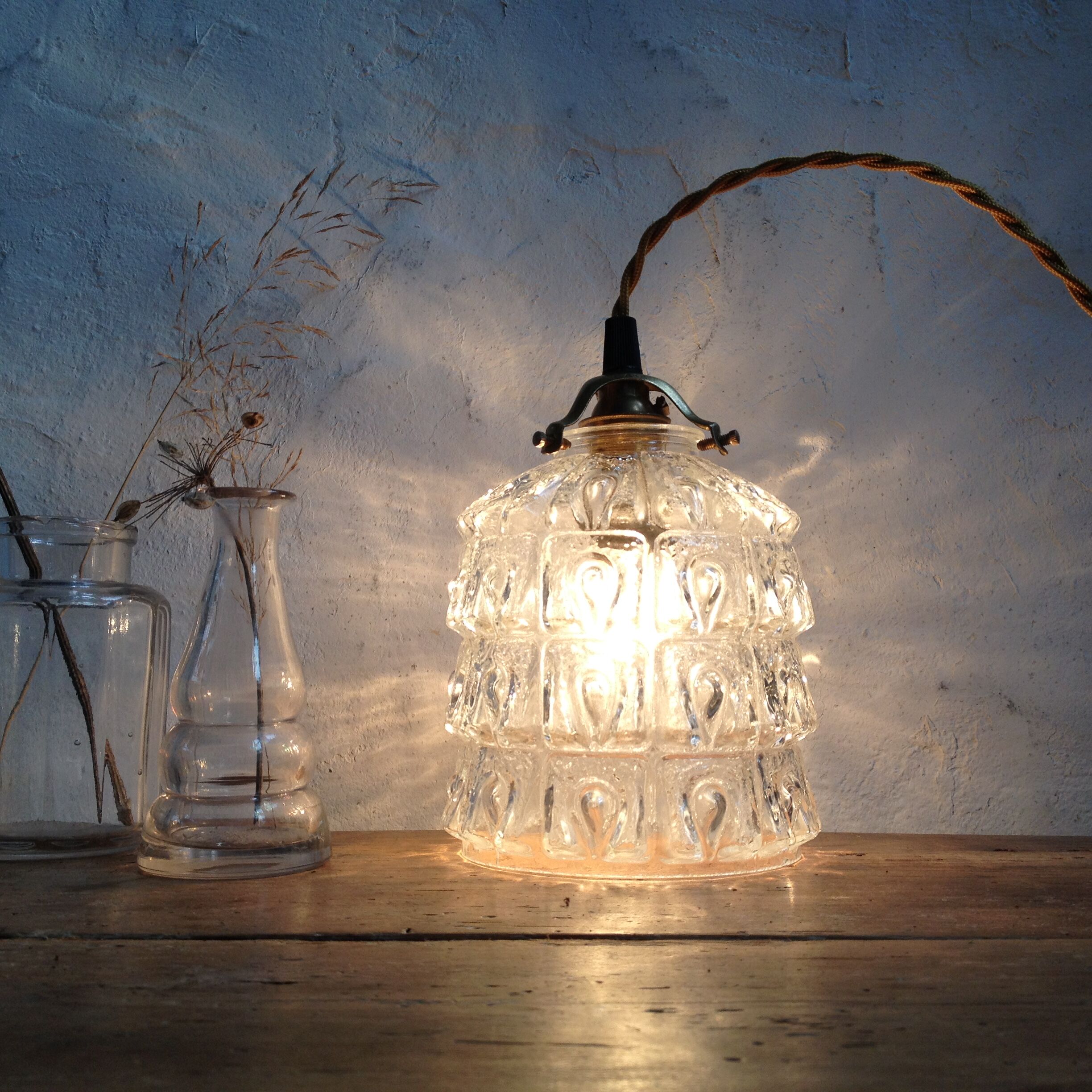 Vintage glass walker