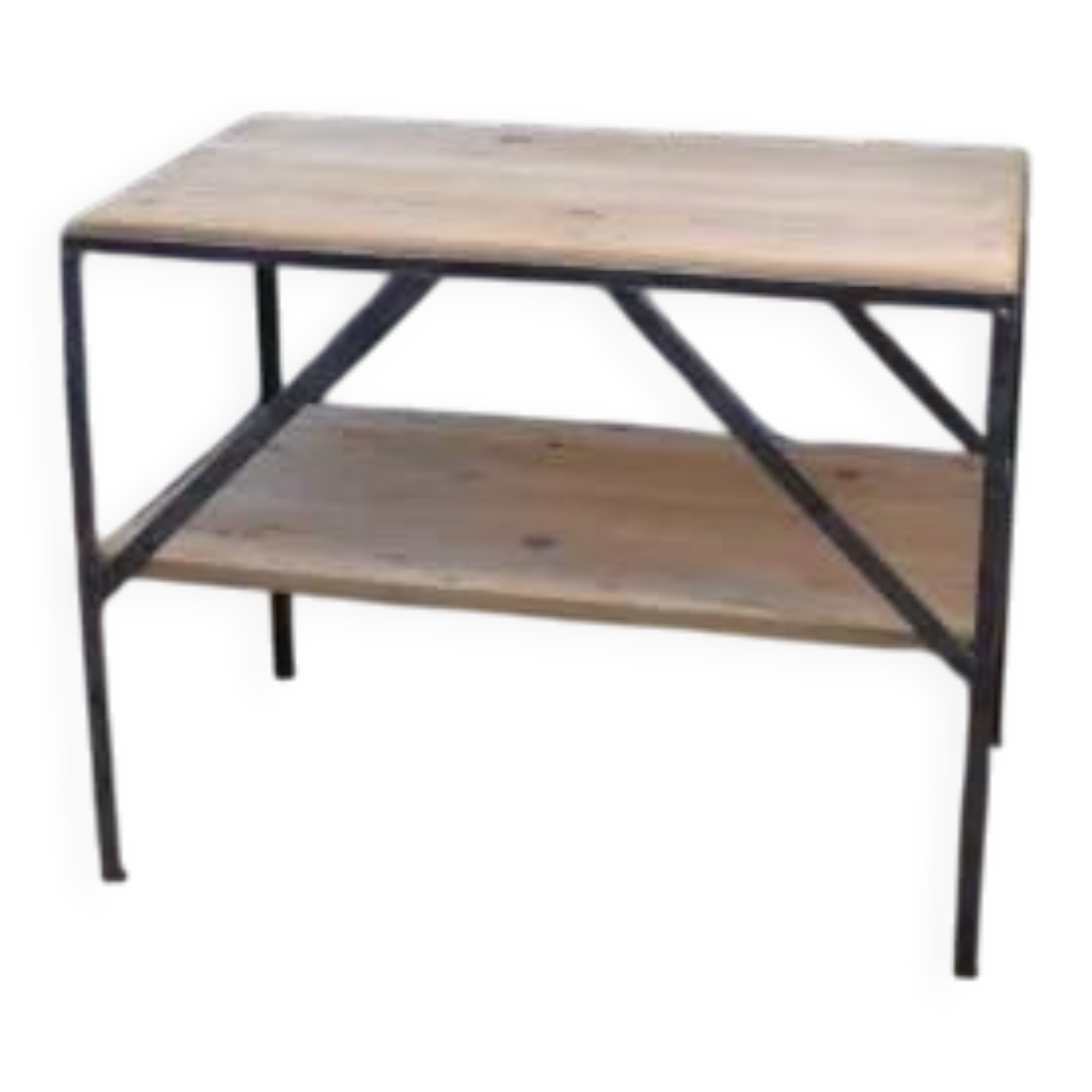 Small industrial side table 1970s