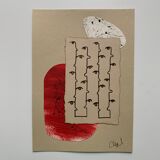Collage 'Nonames VI' of series 'Names'