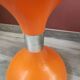 Orange diabolo stool from the 70s