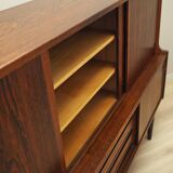 Buffet haut en palissandre, design danois, années 1960, designer : Johannes Andersen, manu