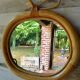 Miroir pomme vintage 33x33xm