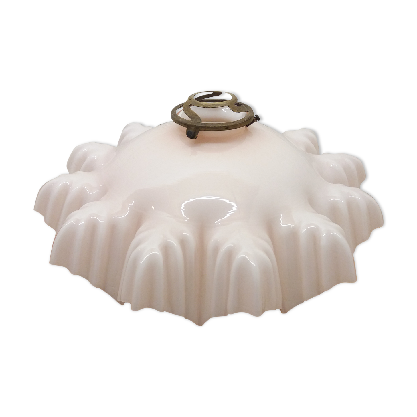 Pale pink opaline lampshade