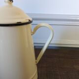 Enameled teapot