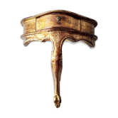 Console florentine dorée